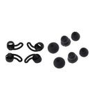 2 Pairs Wingtips Hook & 3Pairs Eartips Set for BeatsX, Black