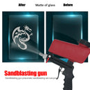 Portable Pneumatic Rust Blasting Handheld Sanding Gravity Sandblasting Gun A