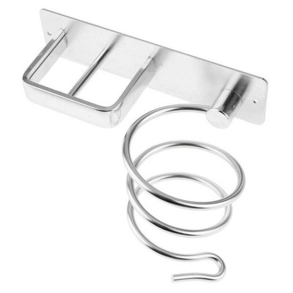 Hair Dryer and Straightener Holder Wall Mounted Metal Bracket with Cabl RRH