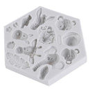 Forest animal mould silicone molds woodland animals cake decorative mold tJC3C