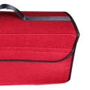 Trunk Organizer Felt Cloth Foldable Car SUV Storage Bag Cargo Box Wine Red ZKY
