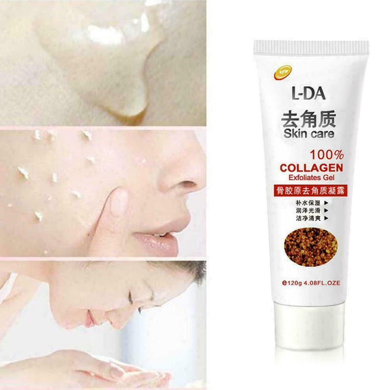 Facial Exfoliator Cleansing Natural Organic Collagen Face Peeling Gel L3W1