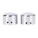 Chrome Front Axle Cap Nut Cover For Dyna Softail Touring Fatboy Spor L0Z0