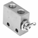 Carbon Steel Pneumatic Knob Switch Valve HL-2301-V