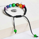 Supernatural Chakra Yoga Bracelet Healing Balance Lava Reiki Stones Br AAS