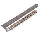 Paracord 550 Survival Bracelet with Stainless Steel U Shackle - Desert camo A7H8