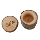 Wedding Ring Box,Wedding Ring Bearer,Rustic Ring Box,Wooden Printed We Do