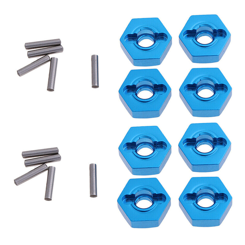 8pack 12mm Wheel Hub Hex Drive Adapter fit for HSP 1/10 RC Drift Buggy Truck Car