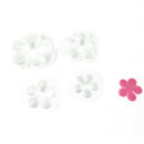 4pcs Rose Flower Fondant Cake Cutter Mold Sugarcraft Baking Decorating ToolSEAU