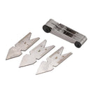 Screw thread pitch cutting gauge tool set 4pcs centre gage 55&60 Degree Inc K4S3