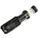Mini Led Flashlight Torch Lamp Q5 Led Torch Aa/14500 Adjustable Zoom Focus