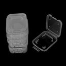 10X Transparent Standard SD SDHC Memory Card Case Holder Box Storage Plastic