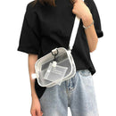 Casual Pvc Transparent Clear Women Crossbody Bags Shoulder Bag Handbag Jell