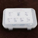 7Pcs Sewing Hemmer Foot Domestic Cloth Strip Rolled Hem Presser Foot Set