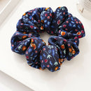 5x Elegants Womens Girls Floral Scrunchies Hair Band Elastic Hair Rope Ring Updo