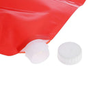 5L Folding Transparent Portable Outdoor Sports Hiking Water Storage Bag/Red