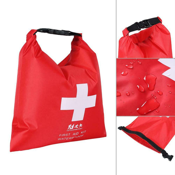 1.2L Outdoor Waterproof Trekking Rafting First Aid Bag Emergency Kits #gib