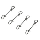 Pack of 100 Pieces Fishing Fastach Clips Fishing Snaps Clips Swivels Tackle