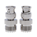 1Pc Bnc Male Plug To So239 Uhf Female Jack Rf Coaxial Adapter Cable Connector ME