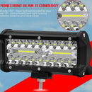7inch 40 LED Work Light Bar Spot Driving Fog Light Off Road SUV Truck Bo URV