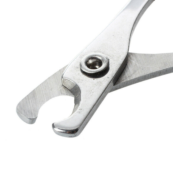 Pet Dog Puppy Stainless Steel Ergonomic Nail Toe Scissors Trimmer Clipper B