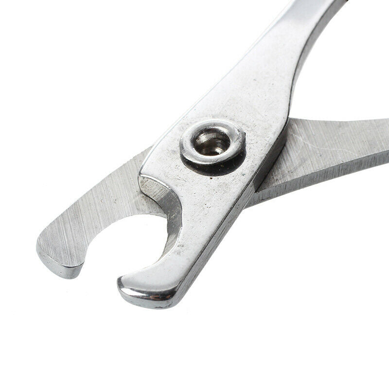 Pet Dog Puppy Stainless Steel Ergonomic Nail Toe Scissors Trimmer Clipper B