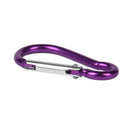 Aluminum Carabiner Camp Snap Hook Keychain Hiking - Purple x 6 X5T2