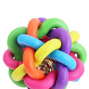 Woven ball, natural rubber, Dia. 10 cm, for dog H4L2