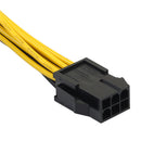 20cm 6 Pin to Dual 8 Pin PCI Power Splitter Cable VGA PCI Express Adapter