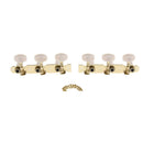 2 X Machine Head With Fixing Screws And Clamps Tuning For Electric Bass Guitar