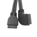 Card Cable 20 Pin Mother USB 3.0 Female To Female Data Transmission