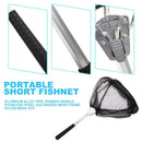 Portable Aluminium Alloy Pole Net Single Triangle Folding Fish Landing Net