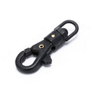 5Pcs Carabiner Rotatable Buckle Clip Quickdraw Key Chain Paracord Backpack JR
