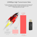 USB3.0 WiFi Adapter 1200Mbps USB 3.0 2.4GHz/300Mbps+5.8GHz/866Mbps