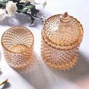 600Ml Crystal Glass Storage Jars Sugar Chocolate Cans Diamond Candy Box Cot