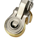 2X Brass Lock On Tire Inflator Locking Air Chuck Air Hose Attachment 1/4" NPT %o