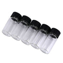 5pcs 5ml small cute lab glass vials bottles clear containers with screw cap0K