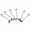 6PCS Stainless Steel Music Note Tea Coffee Spoon Ice Spoon Cocktail Teaspoo A2M5