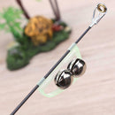 10pcs Fluorescent Fishing Rod Tip Clip Twin Bell Alert Ring Fishing Tackle