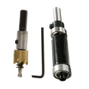 1/4 Inch End Bearing Dual Flutes Flush Trim Router Cutter Bit + 15mm HSS High
