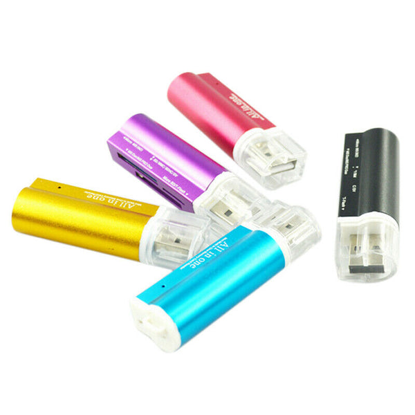 New All In 1 Mini Usb 2.0 Micro-SD Tf M2 Ms T flash Card Reader Adapter Hig F8P9