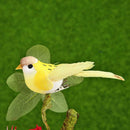 12pcs Artificial Foam Bird Colorful Feather Bird Home Wedding Decoration