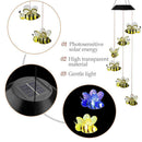 6 LED Windbell Lamp Solar Light Courtyard Moon Star Garden Decorative Lamp