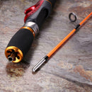52cm FRP Black+Red Portable Lightweight Winter Ice Fishing Casting Rod