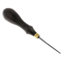 3x Wood Handle Scratch Awl Leather Edge Chamfer Punching