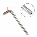 1 Set Car Anti Theft Anti-Tamper Security License Plate Screws Stainless Steel