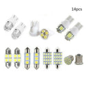 14x T10 31&41mm LED Bulbs Car Inside Light Dome Trunk Mirror License Pl ODH