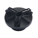 Motorcycle Oil Fill Cap Cover Oil Plug Sump Nut for Kawasaki 2017 2020 Black