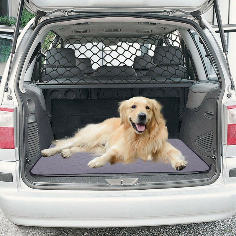 Washable Pet Diaper Pad Waterproof Durable Urine Absorbent Mat (Gray M) A