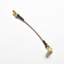 New SMA Male Plug to SMA Female Jack Bulkhead Right Angle Pigtail Cable RG316 4"